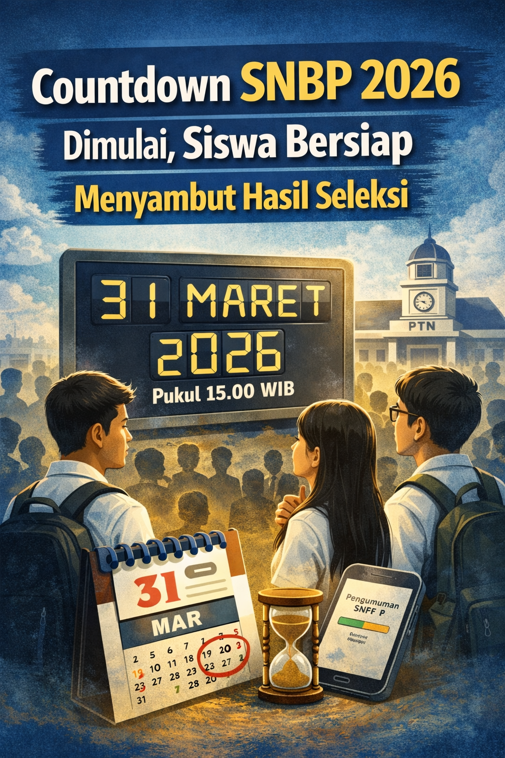 countdown pengumuman SNBP 2026